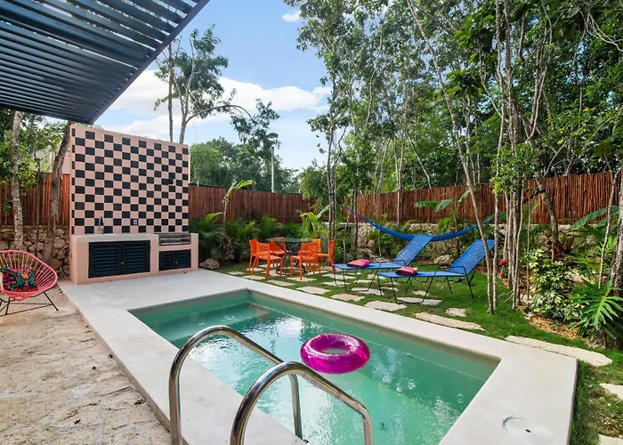 Casa Lush 3 Bedroom In Private Pool Rooftop Bbq Near * Tulum